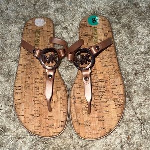 Rose Gold Michael Kors sandals